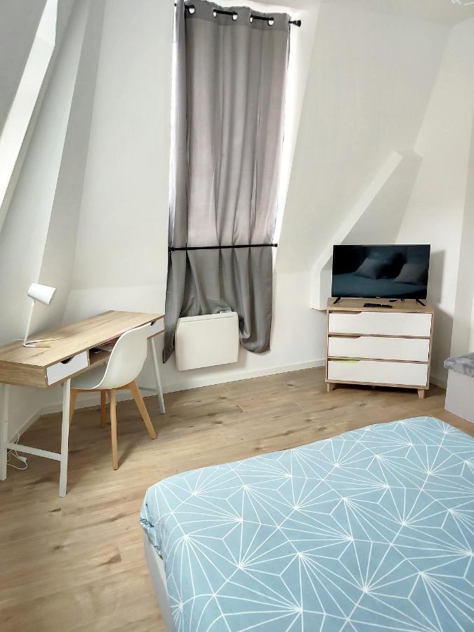 Grand Appart Duplex 6 Pers Gare Wifi Lejlighed Saint-Quentin  Eksteriør billede